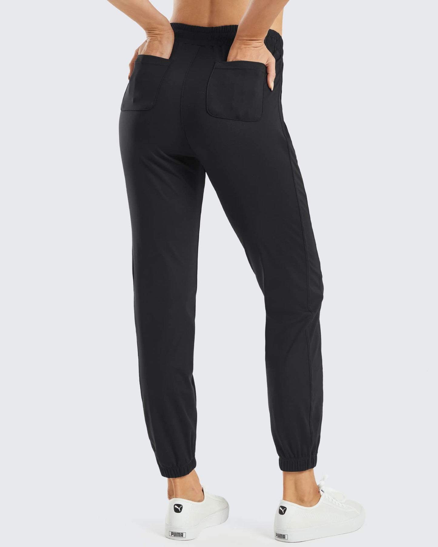 G4Free Womens Golf Pants Tapered Joggers with 4 Pockets