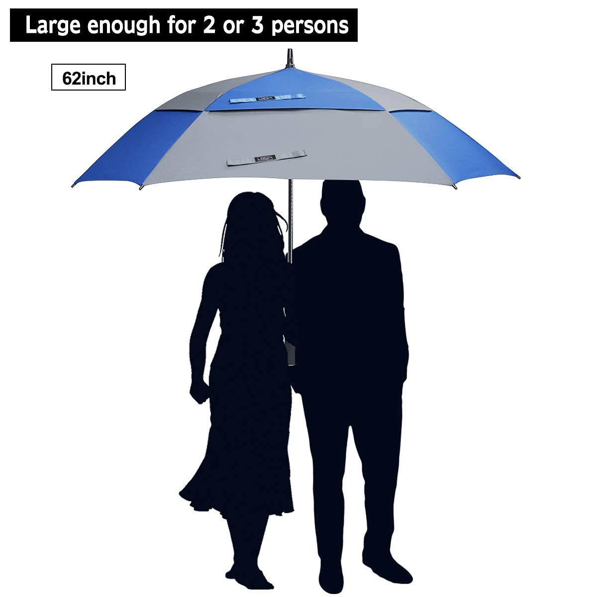 G4Free Square Windproof Auto Open Stick Umbrella