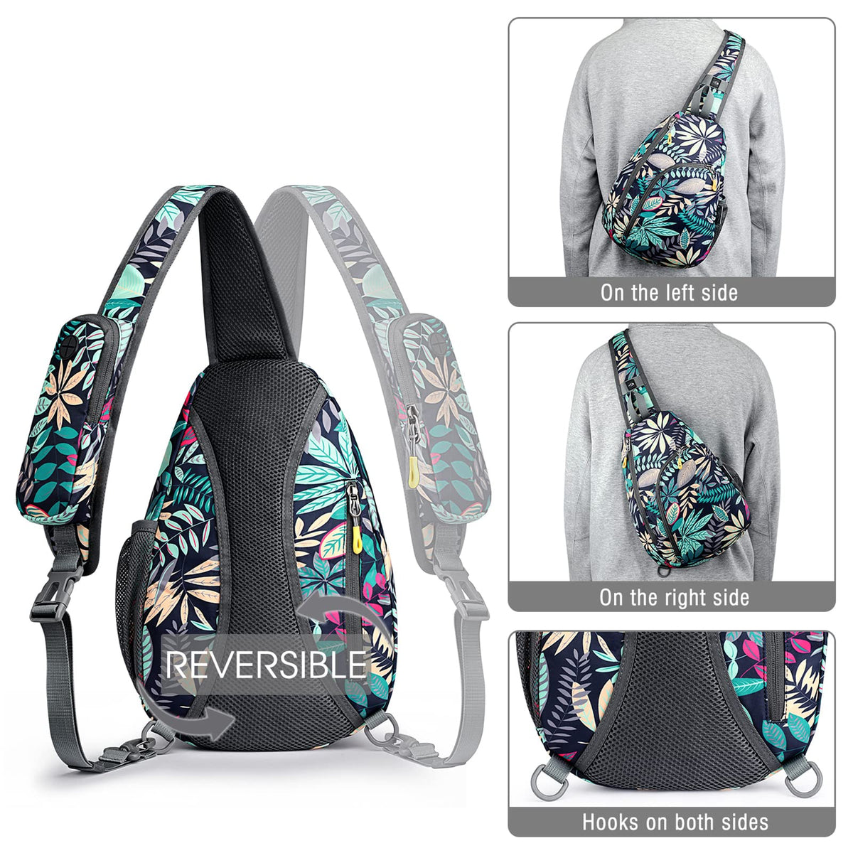 G4Free G4Free RFID Sling Bag Crossbody Backpack