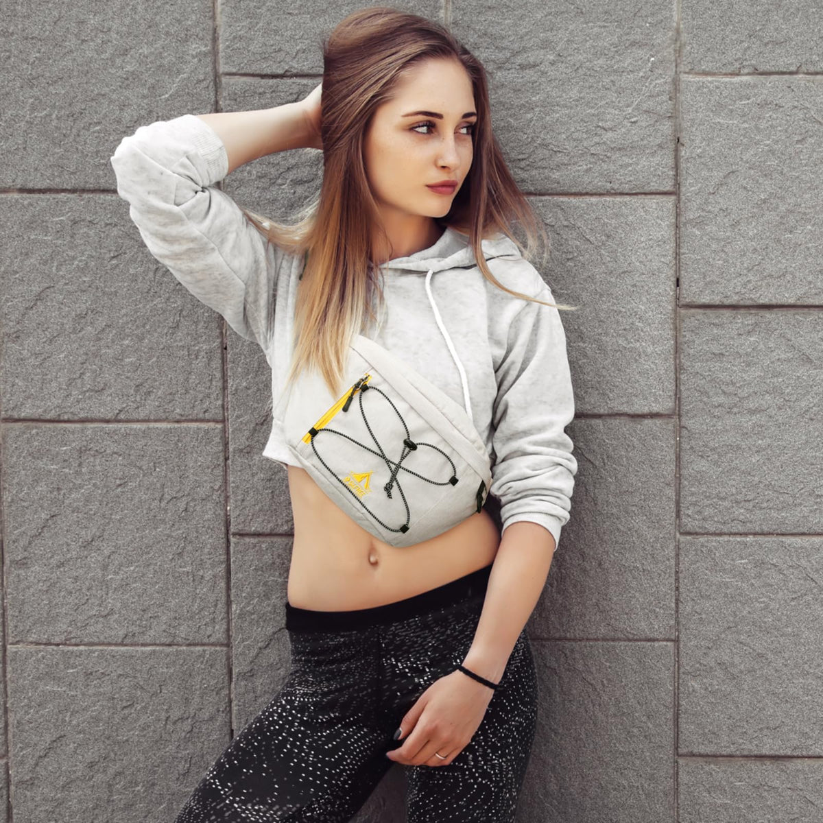 G4Free Activewear - G4Free Sling Bag RFID Blocking Over Shoulder Belt Bag -TN23B200A-TN23B200C-TN23B200B