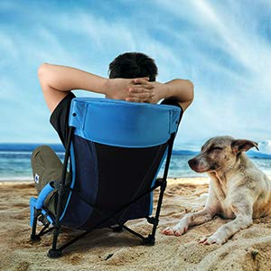 G4Free Low Sling Folding Portable Beach Chair