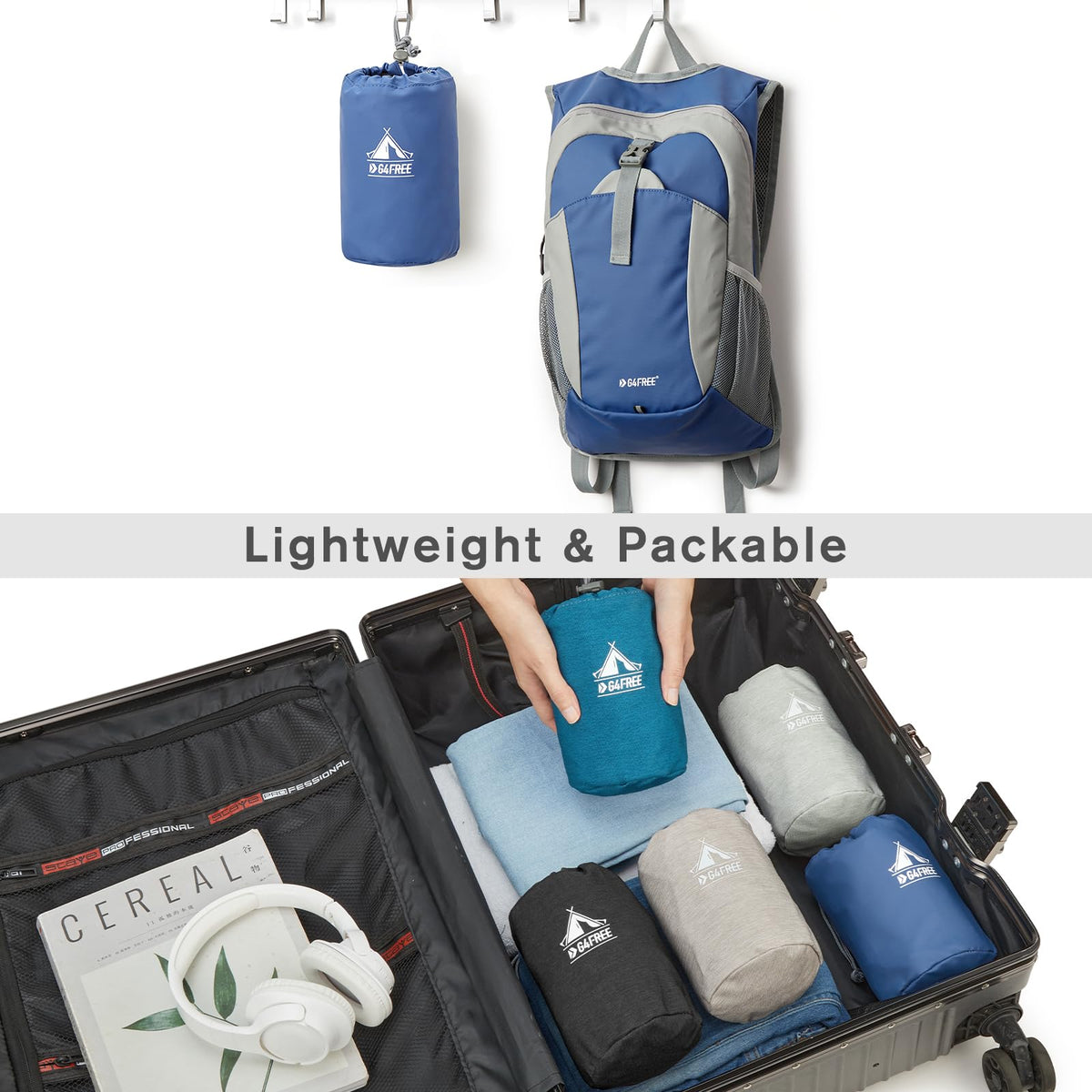 G4Free Activewear - G4Free 12L Hiking Backpack -TN23B237T-TN23B237A-TN23B237E-TN23B237P-TN23B237C