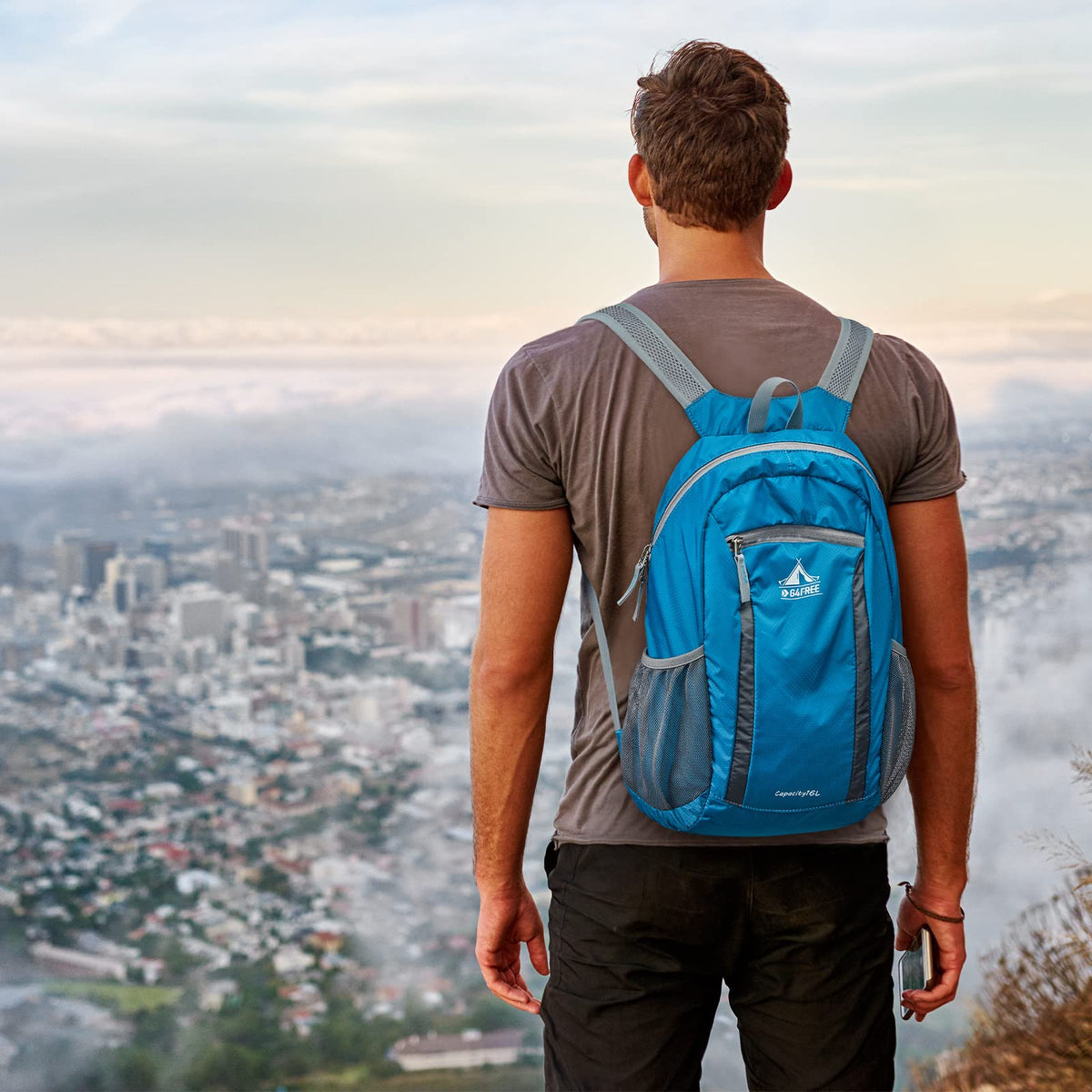 G4Free Activewear - G4Free Hiking Daypack Water Resistant Lightweight Packable Backpack -TN22B133A-TN22B133D-TN22B133B-TN22B133C
