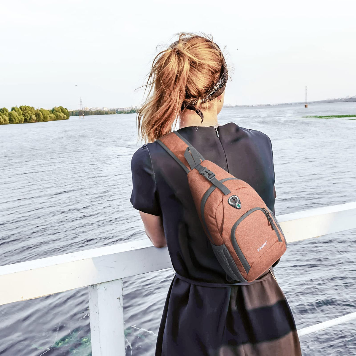 G4Free G4Free RFID Sling Bag for Hiking Outdoor
