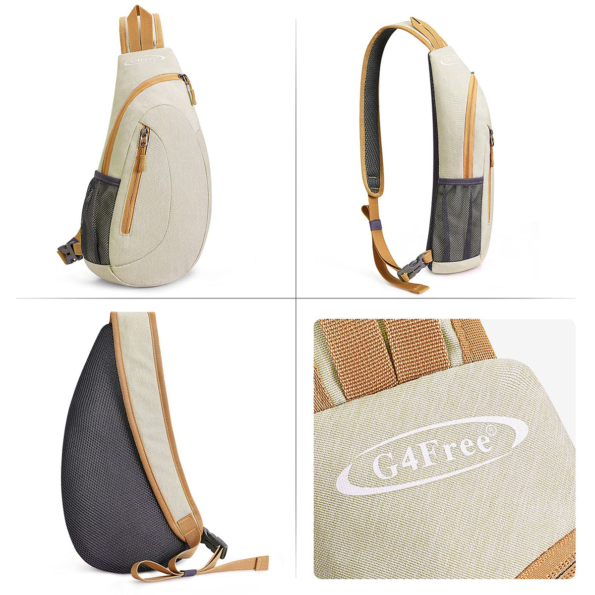 G4Free G4Free Sling Bags Men Shoulder Backpack Small Cross Body Chest Sling Backpack
