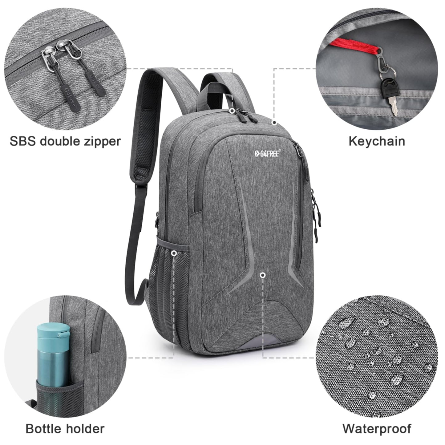 G4Free 16L Small Hiking Backpack