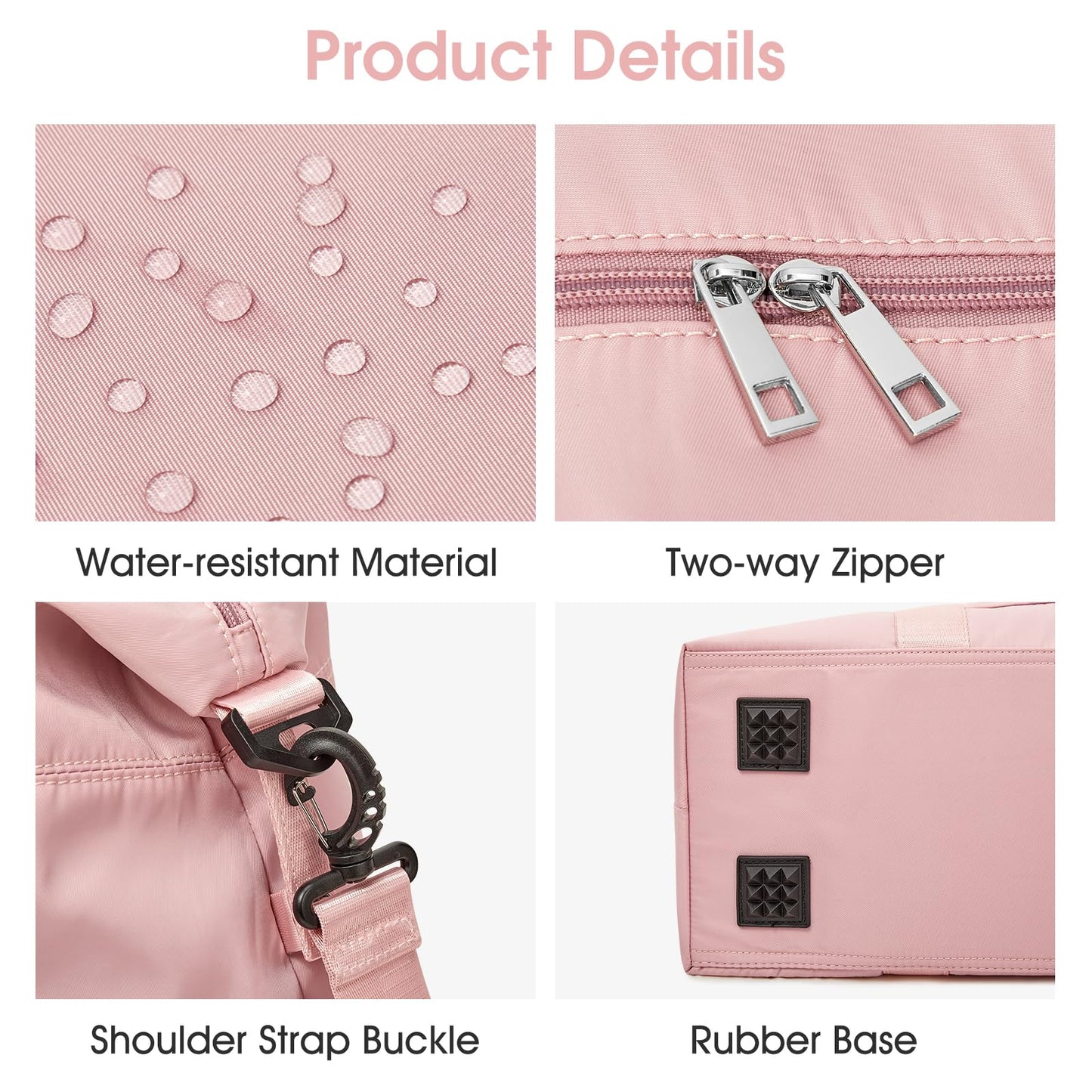 G4Free Waterproof Travel Tote Bag for Women