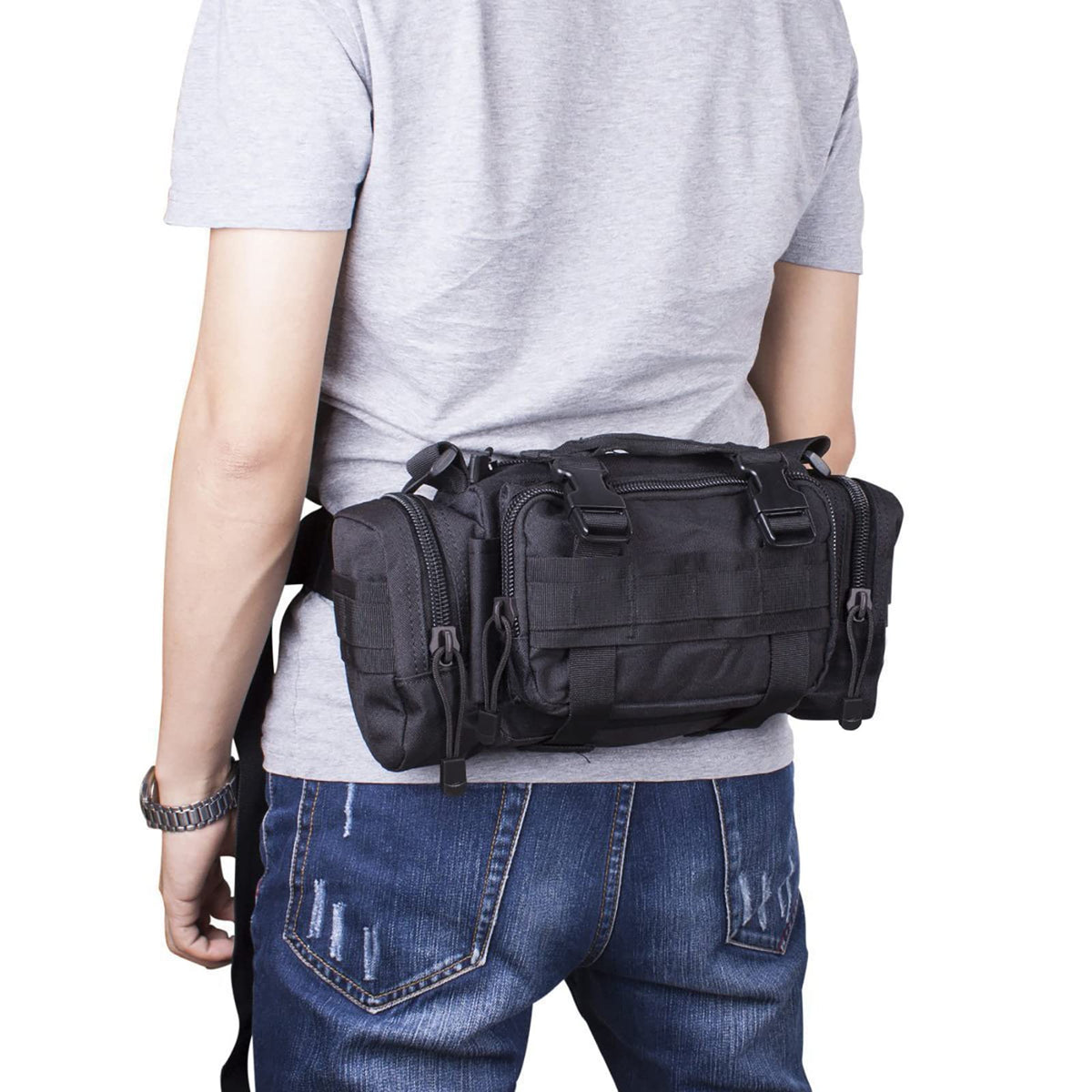 G4Free Activewear - G4Free Fanny Deployment Bag Tactical Waist Pack -D04V317A-D04V317C-D04V317G