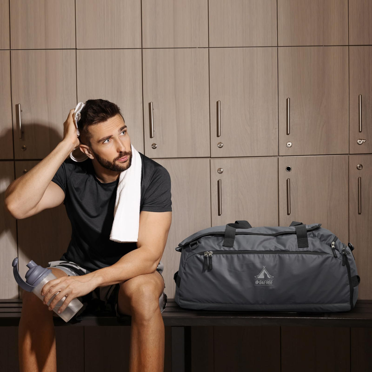 G4Free Activewear - G4Free 60L Gym Bag -TN23B197A-TN23B197C-TN23B197B