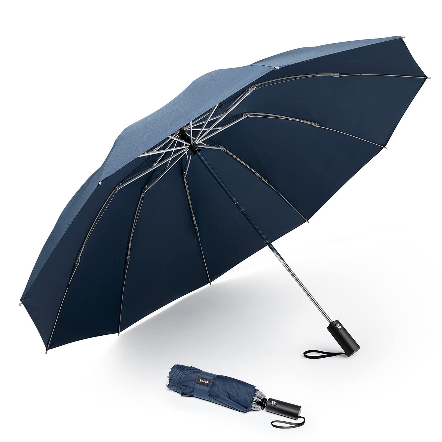 G4Free G4Free UPF 50+ UV Protection 54 Inch Large Reverse Travel Umbrella