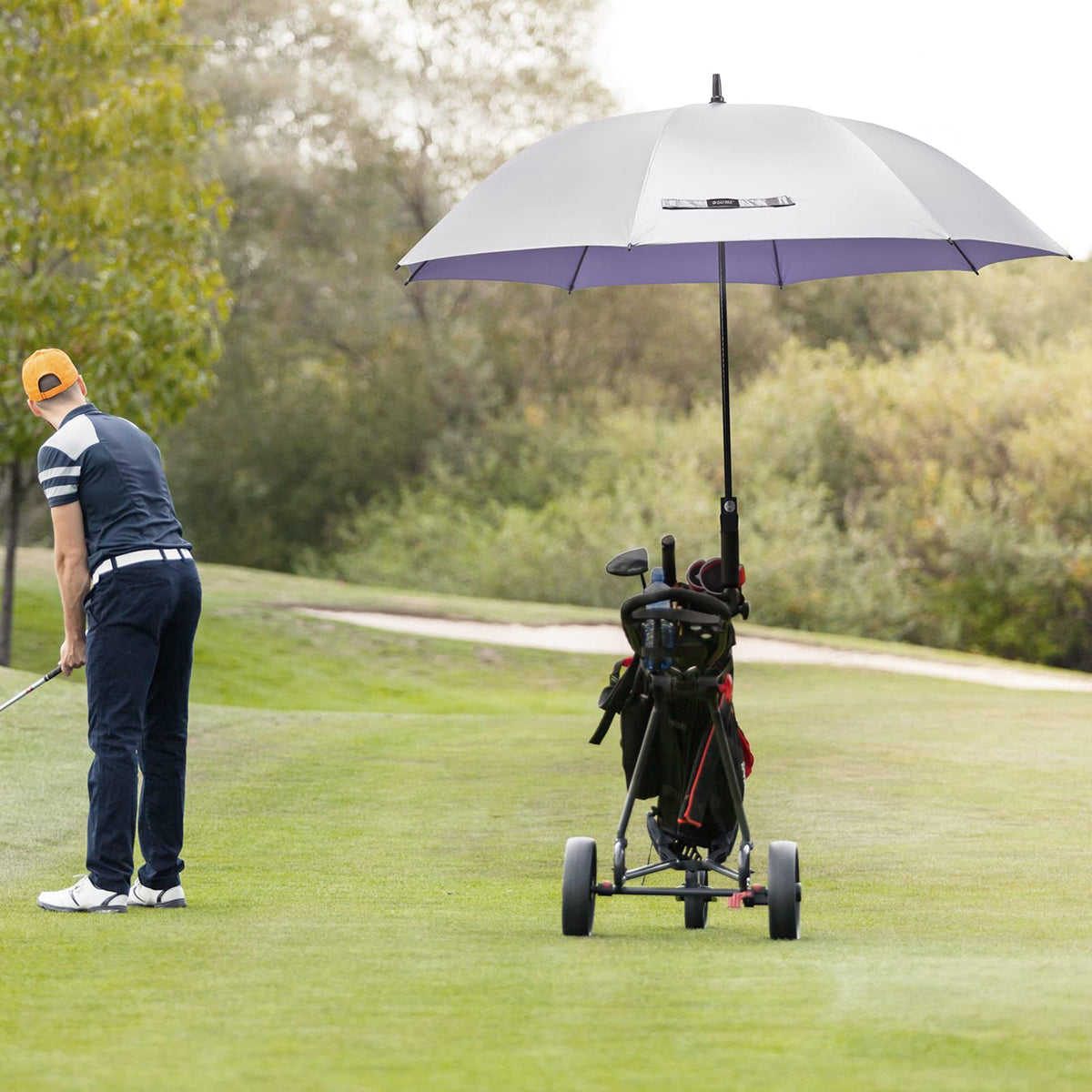 G4Free Activewear - G4Free 54/62 Inch Windproof UV Protection Golf Umbrella -TN23A187B-TN23A187A-TN23A187D-TN23A187C