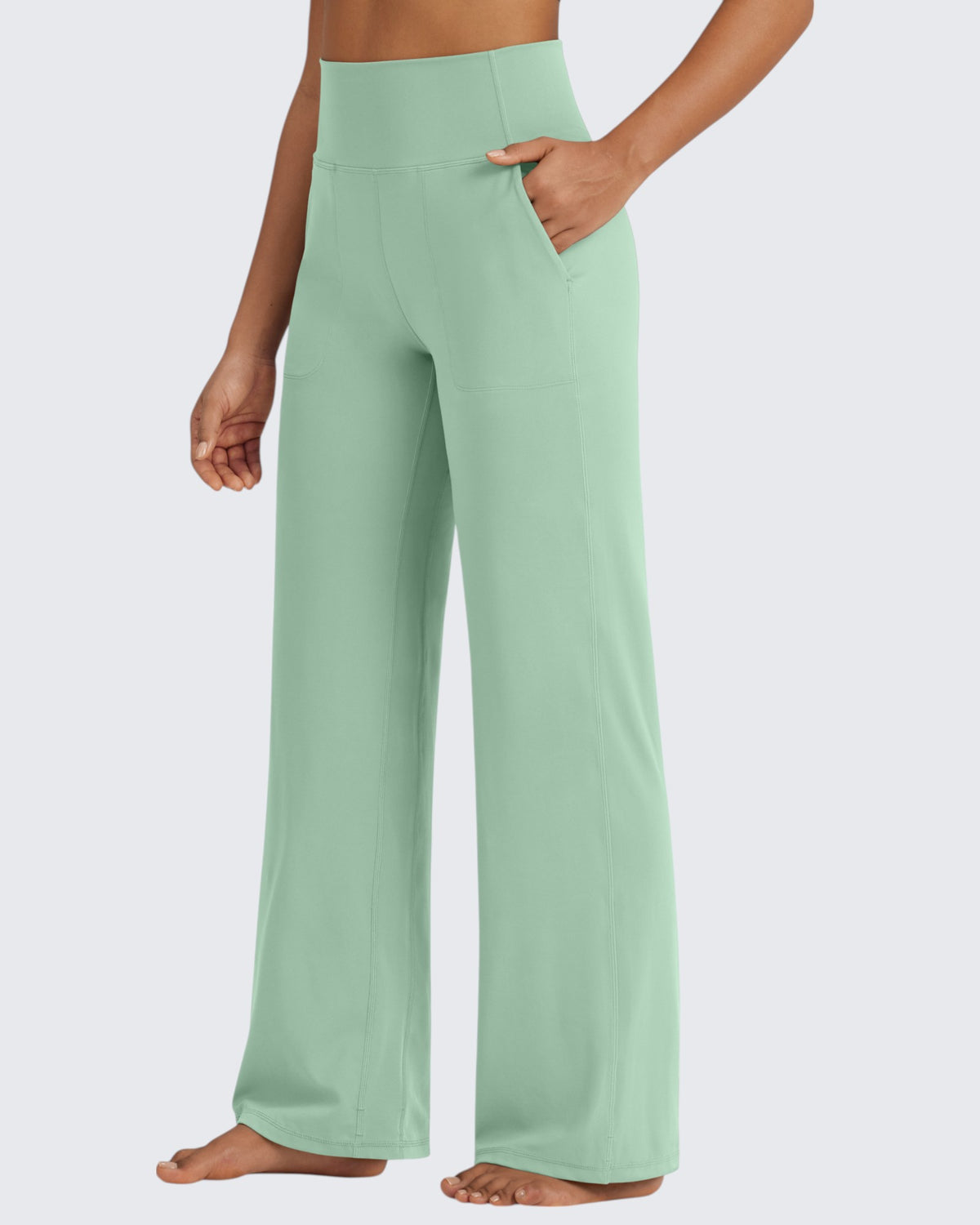 G4Free Activewear BareFeel Seamless High-Waist Dressy Pants
