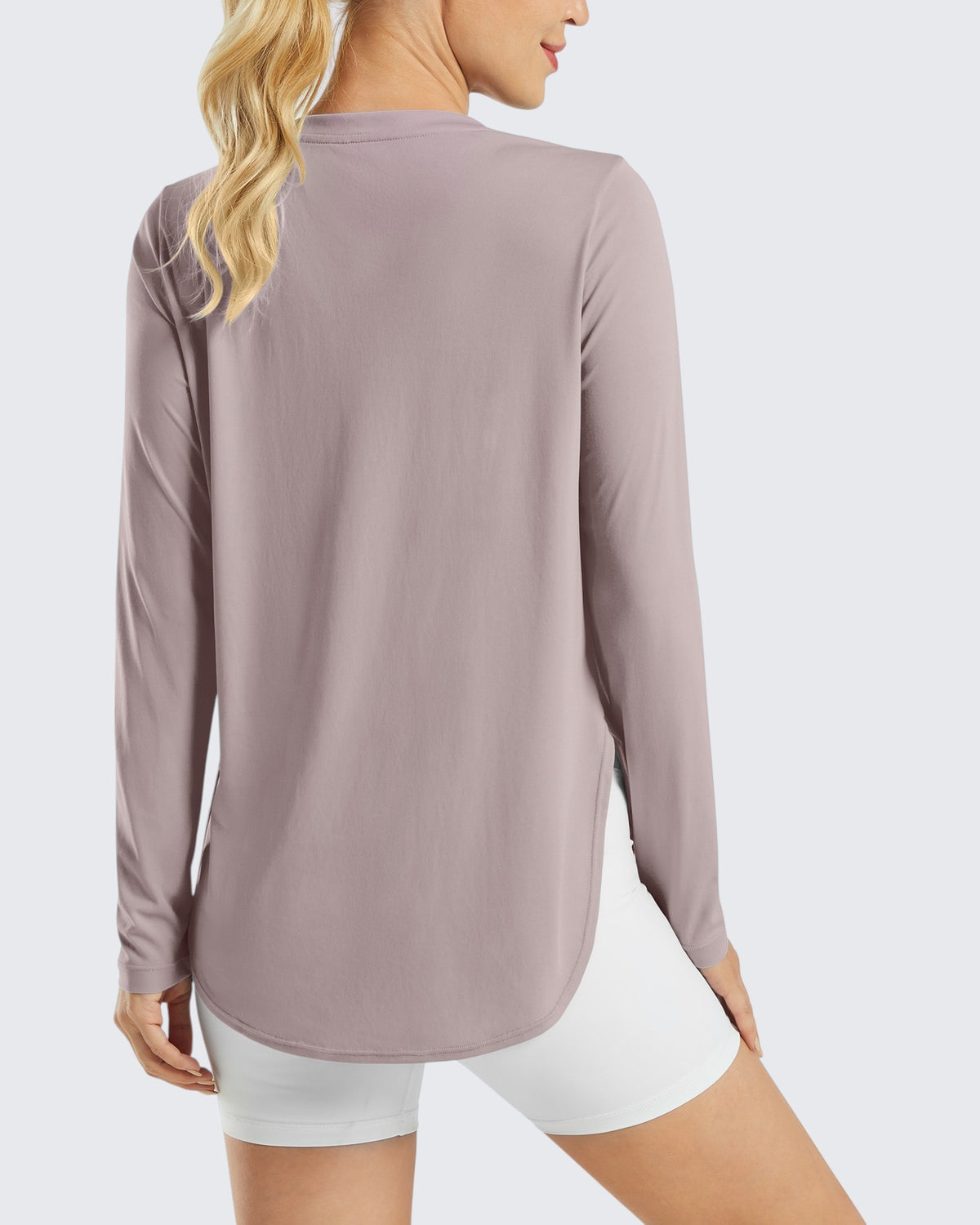 G4Free Activewear - Scoop Neck UV Sun Workout Long Sleeve Tops -GF21B003UA-S-GF21B003UB-M-GF21B003UC-L-GF21B003UD-XL-GF21B003UE-XXL