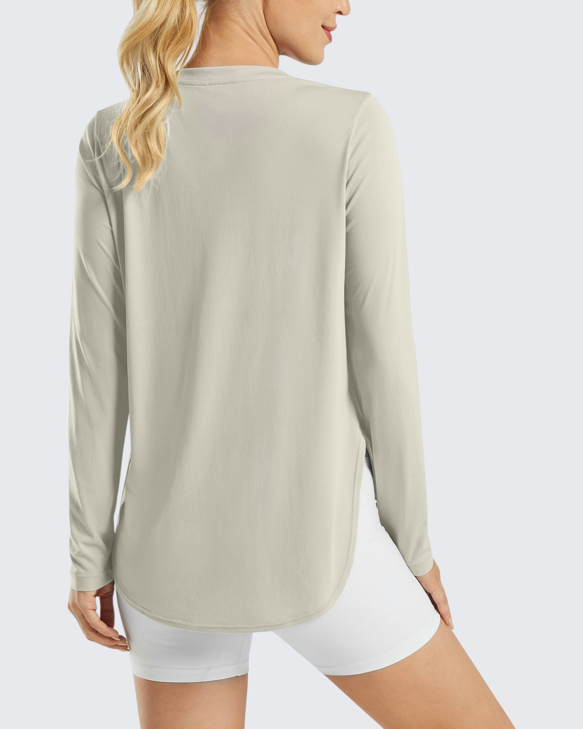 G4Free Activewear - Scoop Neck UV Sun Workout Long Sleeve Tops -GF21B003UA-S-GF21B003UB-M-GF21B003UC-L-GF21B003UD-XL-GF21B003UE-XXL