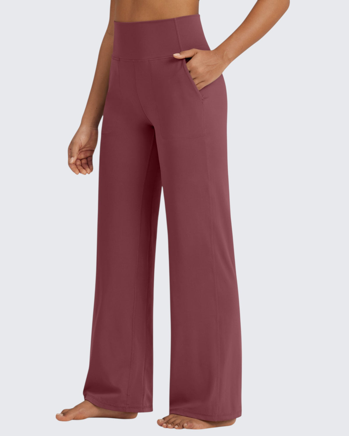 G4Free Activewear BareFeel Seamless High-Waist Dressy Pants