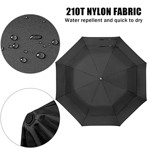 G4Free Activewear - G4Free 62 Inch Portable Automatic Open Oversize Vented Double Canopy Umbrellas -D02V684A-D02V684M-D02V684B-D02V684E-D02V684D