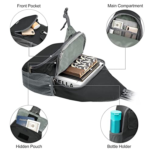 G4Free Activewear - G4Free Packable Crossbody Sling Backpack -TN21B007A-TN21B007D-TN21B007B-TN21B007E-TN21B007C
