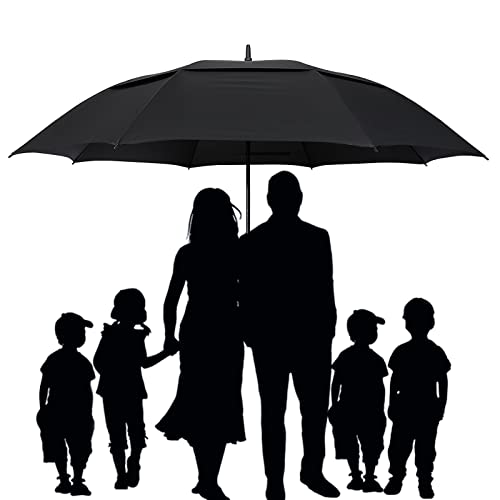 G4Free Activewear - G4Free 72 Inch Huge Double Canopy Vented Windproof Stick Umbrellas -D02V716A-D02V716C-D02V716B