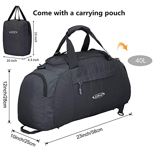 G4Free G4Free 40L 3-Way Duffle Bag Backpack Gym Bag