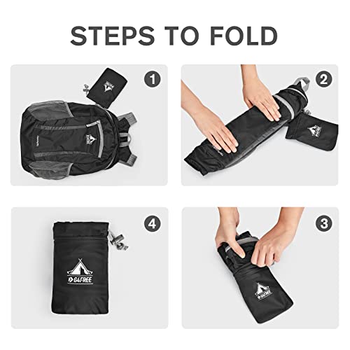 G4Free Activewear - G4Free Hiking Daypack Water Resistant Lightweight Packable Backpack -TN22B133A-TN22B133D-TN22B133B-TN22B133C
