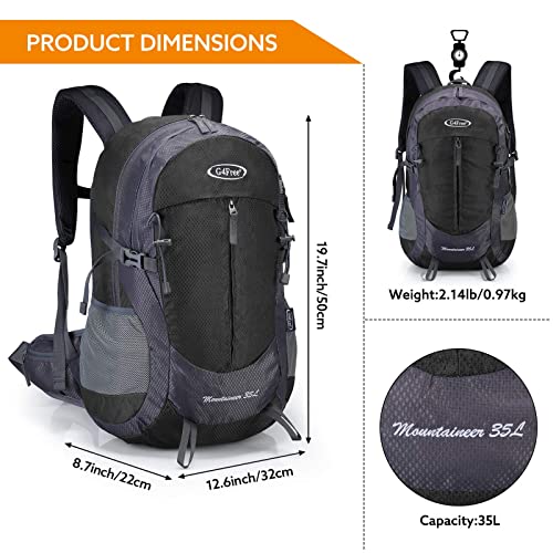 G4Free 35L Outdoor Sports Travel Daypack with Rain Cover