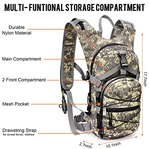 G4Free Activewear - G4Free Hydration Pack With 3L Bladder -D04V702A-D04V702B-D04V702E
