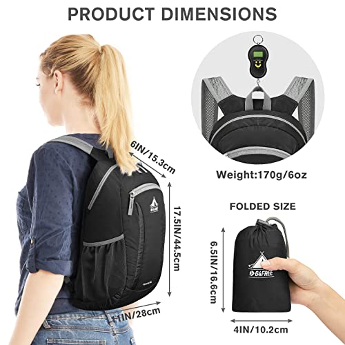 G4Free Activewear - G4Free Hiking Daypack Water Resistant Lightweight Packable Backpack -TN22B133A-TN22B133D-TN22B133B-TN22B133C