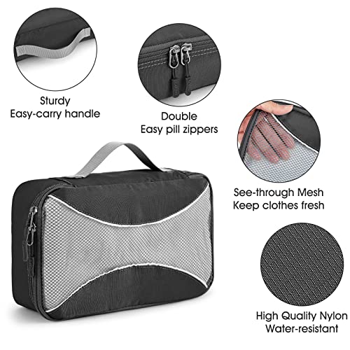 G4Free Activewear - G4Free Packing Cubes 6pcs Travel Accessories Organizers Travel Packing Bags -D10V005A-D10V005B