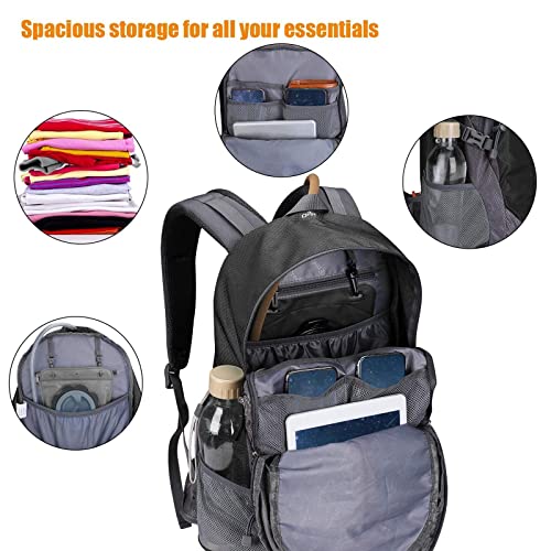 G4Free Activewear - G4Free 35L Outdoor Sports Travel Daypack with Rain Cover -D02V647A-D02V647C-D02V647D-D02V647F-D02V647B