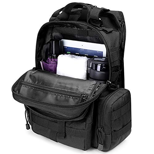 G4Free Activewear - G4Free Tactical EDC Sling Bag Backpack with Pistol Holster -D02V759A-D02V759D-D02V759B-D02V759F
