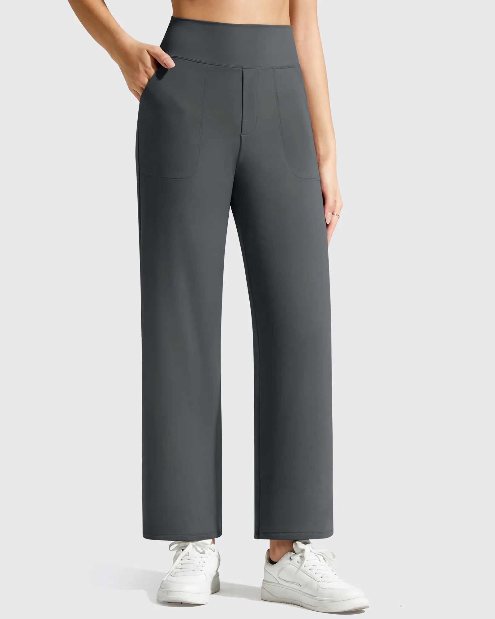 dress pants for short women Barefeel Ankle Length Casual Dress Pants for Women