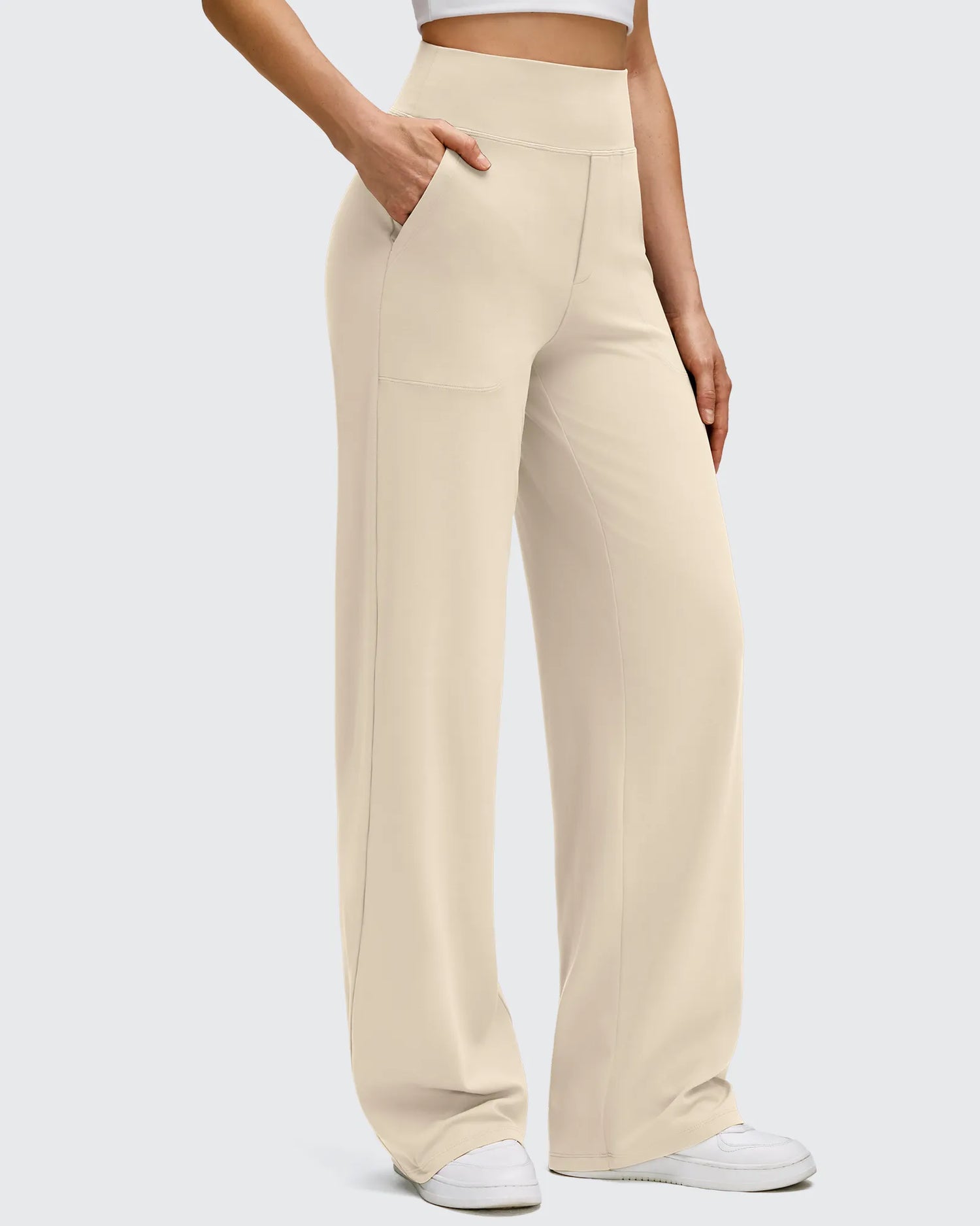 BareFeel High Stretch Wide Leg Yoga Pants