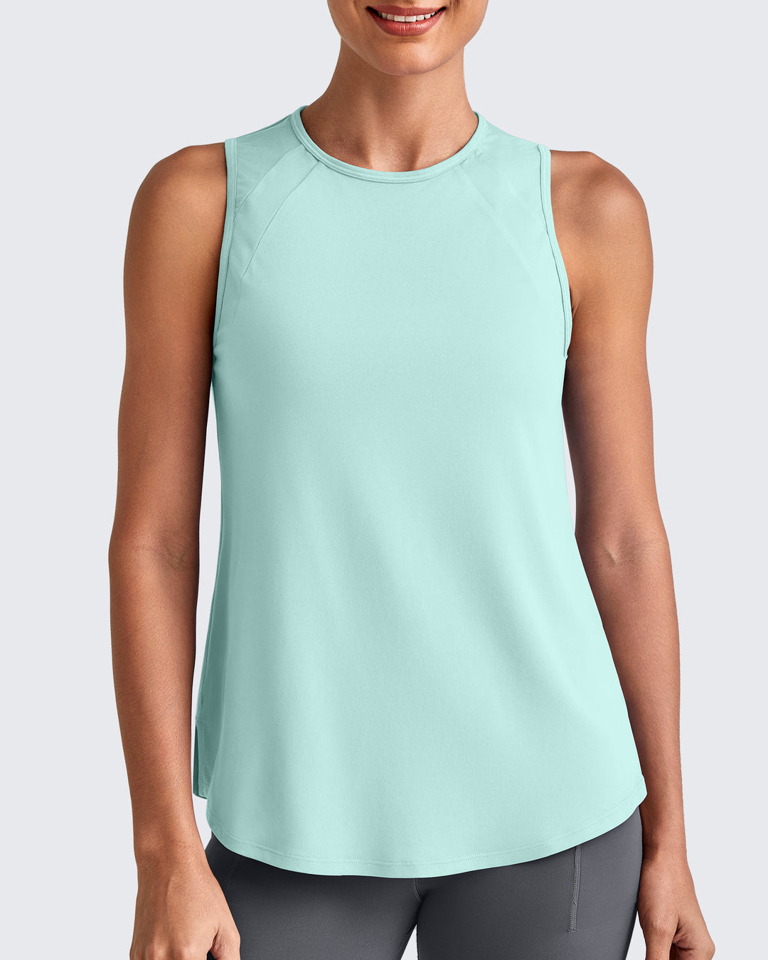 G4Free Activewear Lightweight Athletic Sleeveless Long Tank Tops 