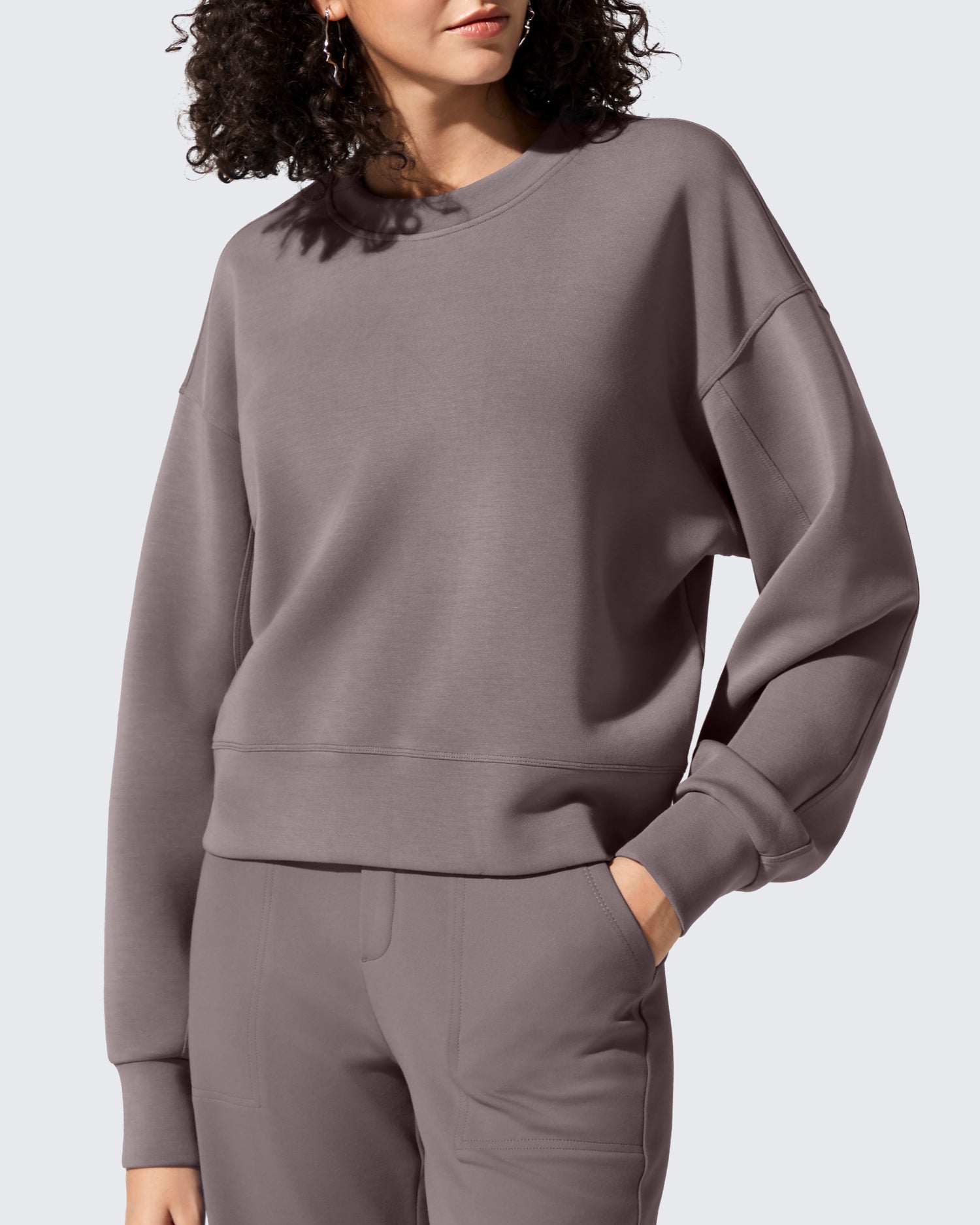 Smoofit Crewneck Pullover Loose Sweatshirts