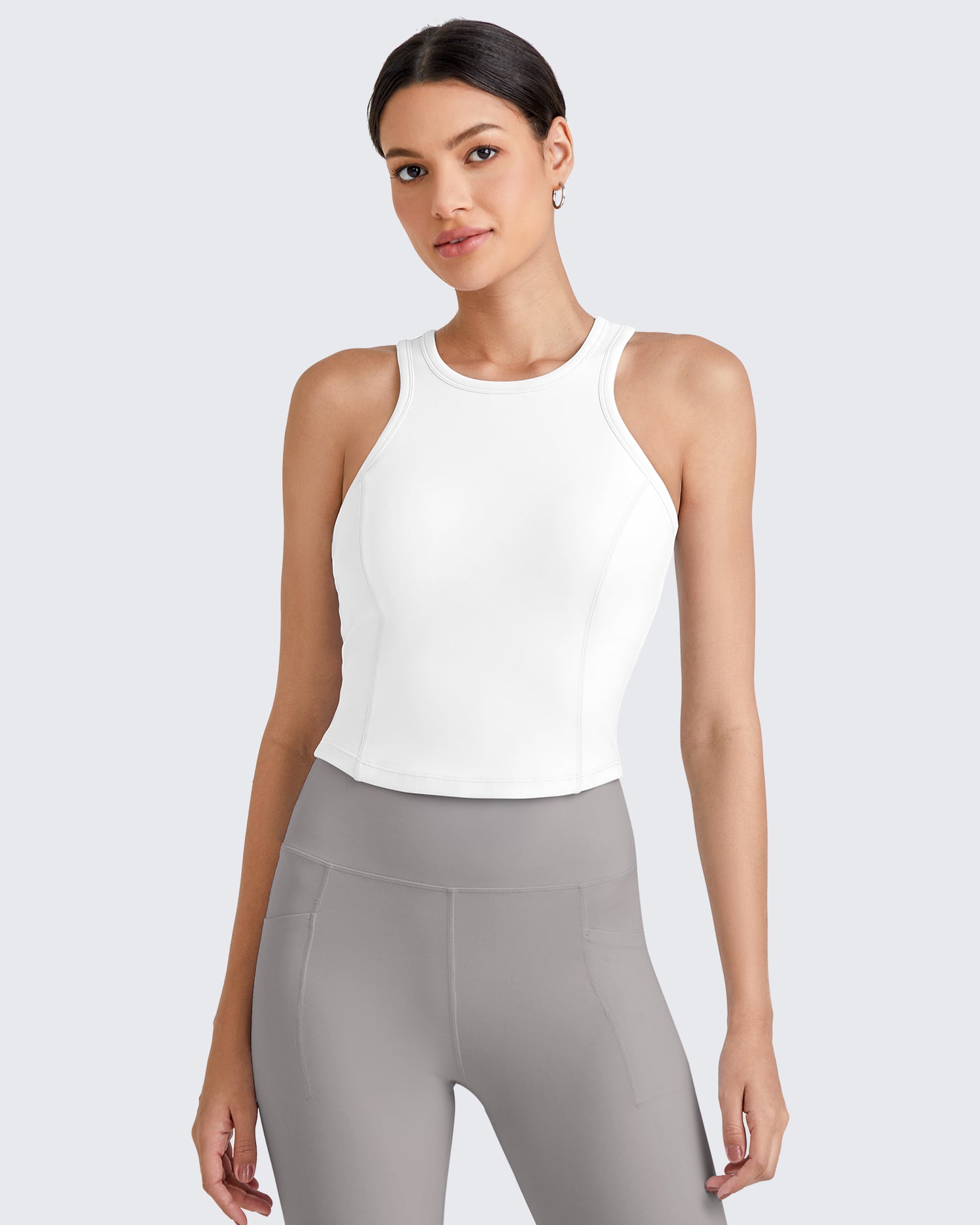G4Free Activewear Barefeel Racerback Sport Bras Tank 