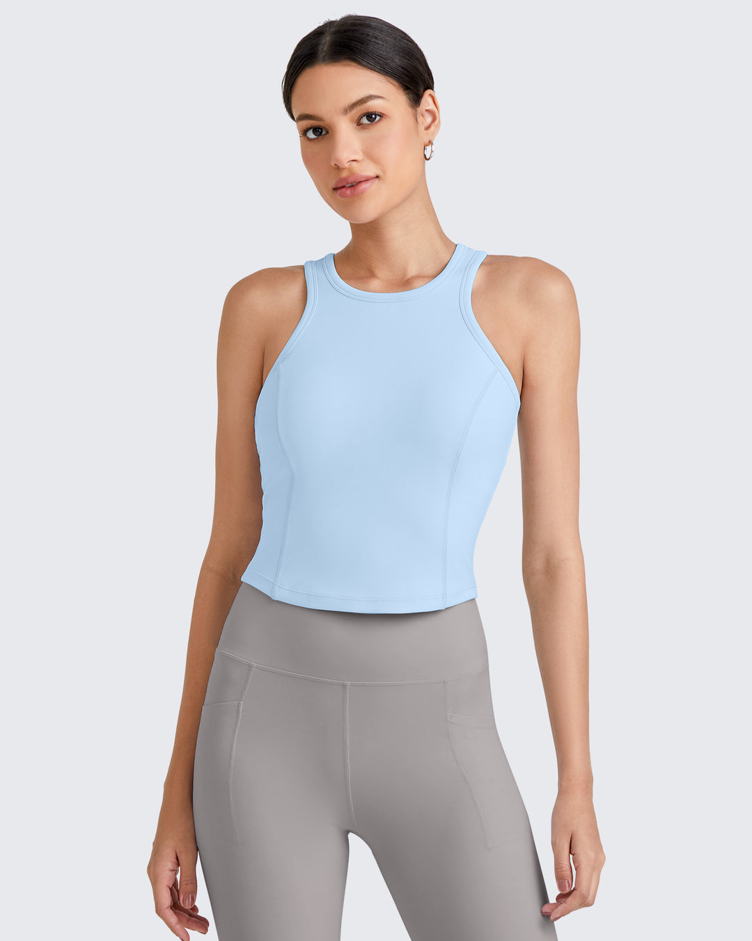 G4Free Activewear Barefeel Racerback Sport Bras Tank 