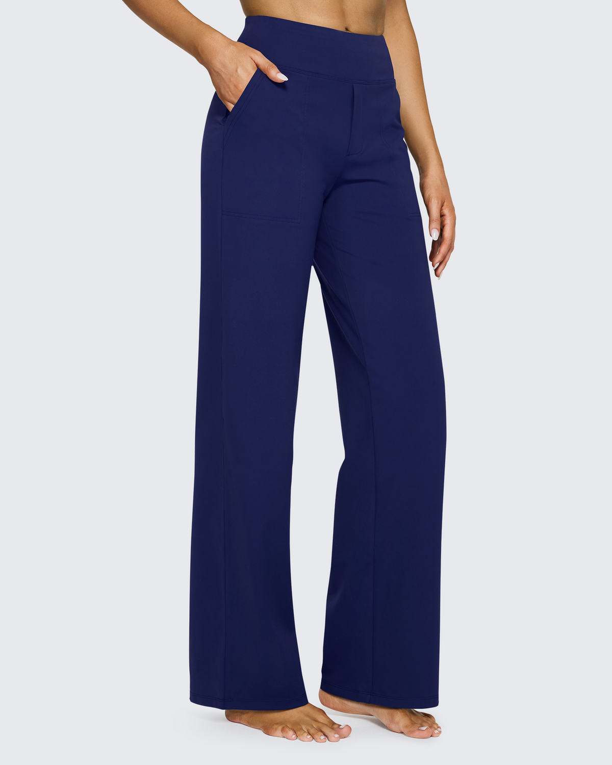 G4free Loose High-Waist Business Casual Pants 
