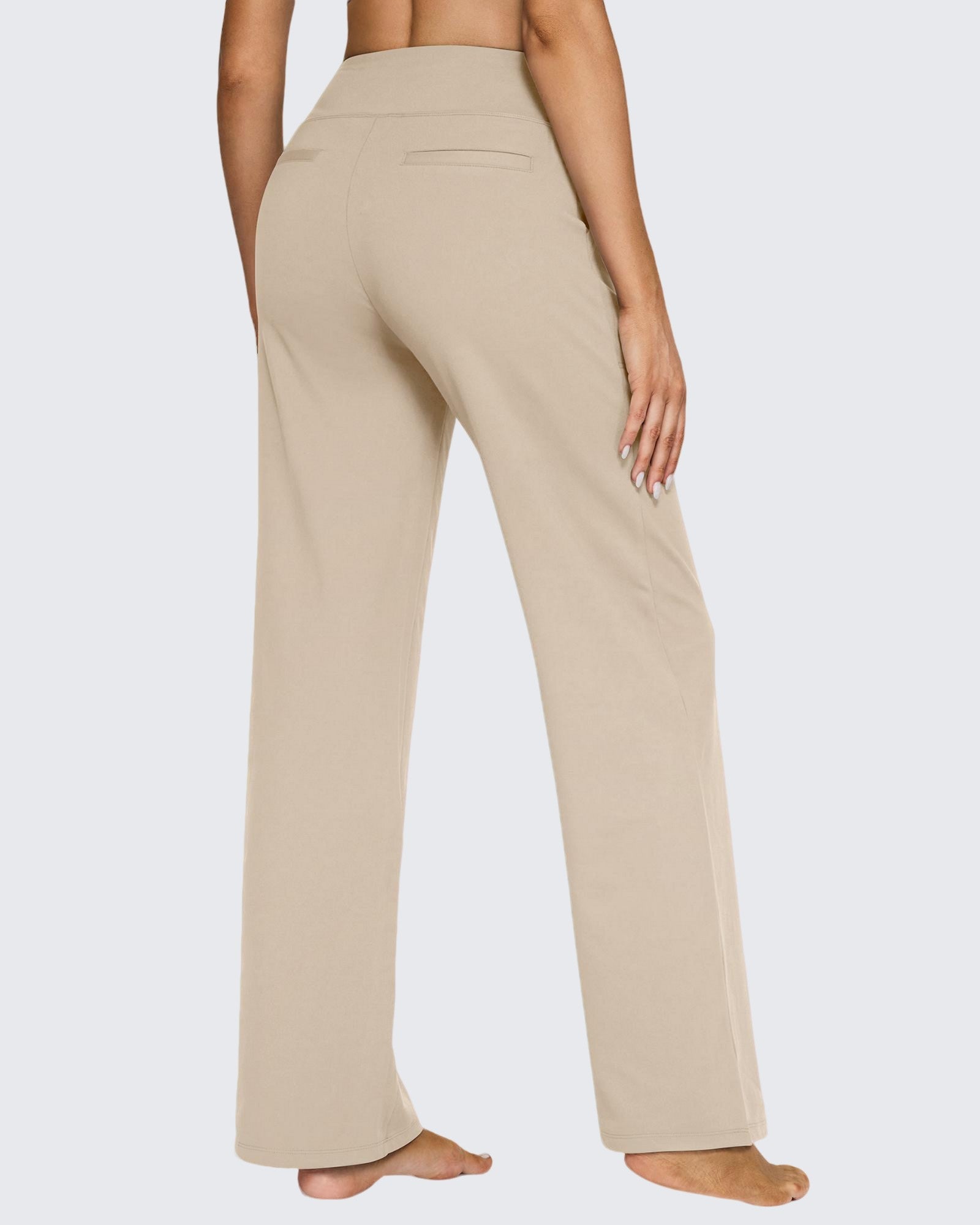 G4free Loose High-Rise Business Casual Pants 