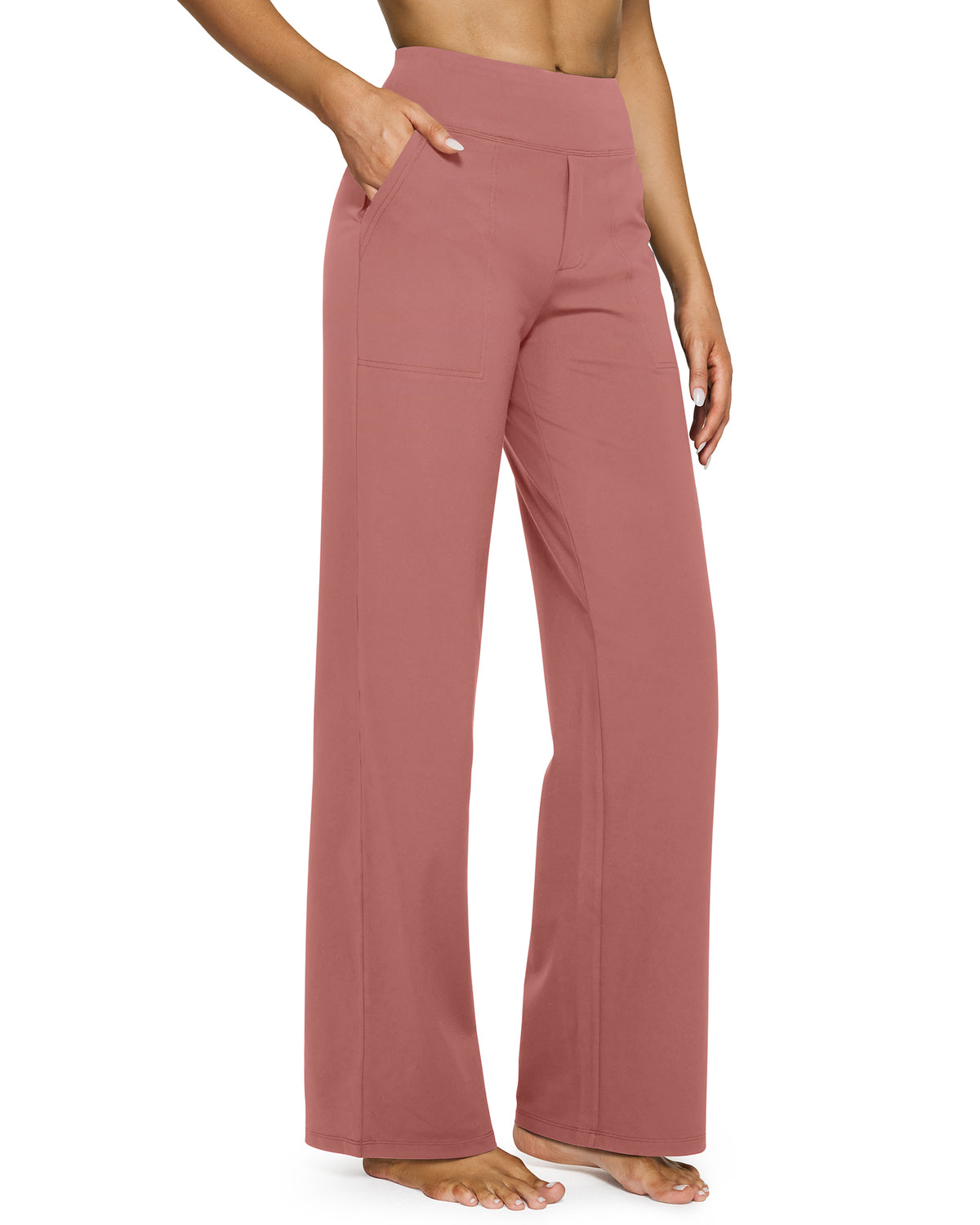 G4free Loose High-Waist Business Casual Pants 