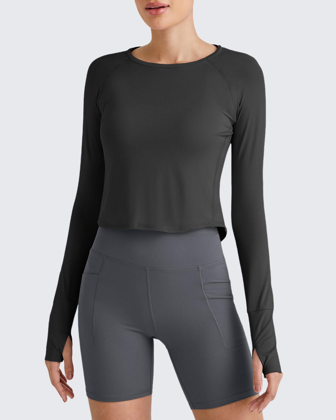 G4free UPF 50+ Rash Guard UV Protection Long Sleeve #black