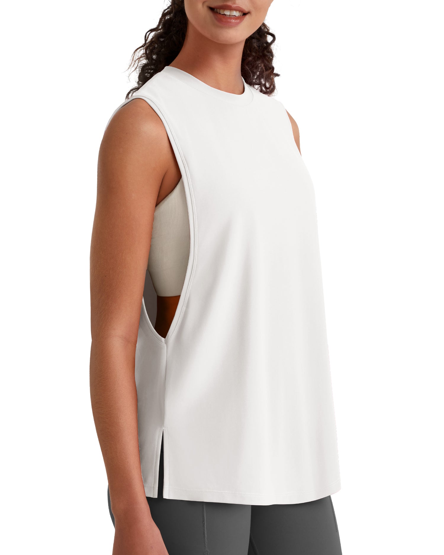 G4Free UPF 50+ Loose Fit Muscle Tank for Running & Hiking