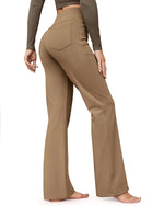 G4Free Activewear - Fleece Lined High-Waist Flare Work Pants -GF23A192AA-S-GF23A167AA-S-GF23A193AA-S-GF23A192AB-M-GF23A167AB-M