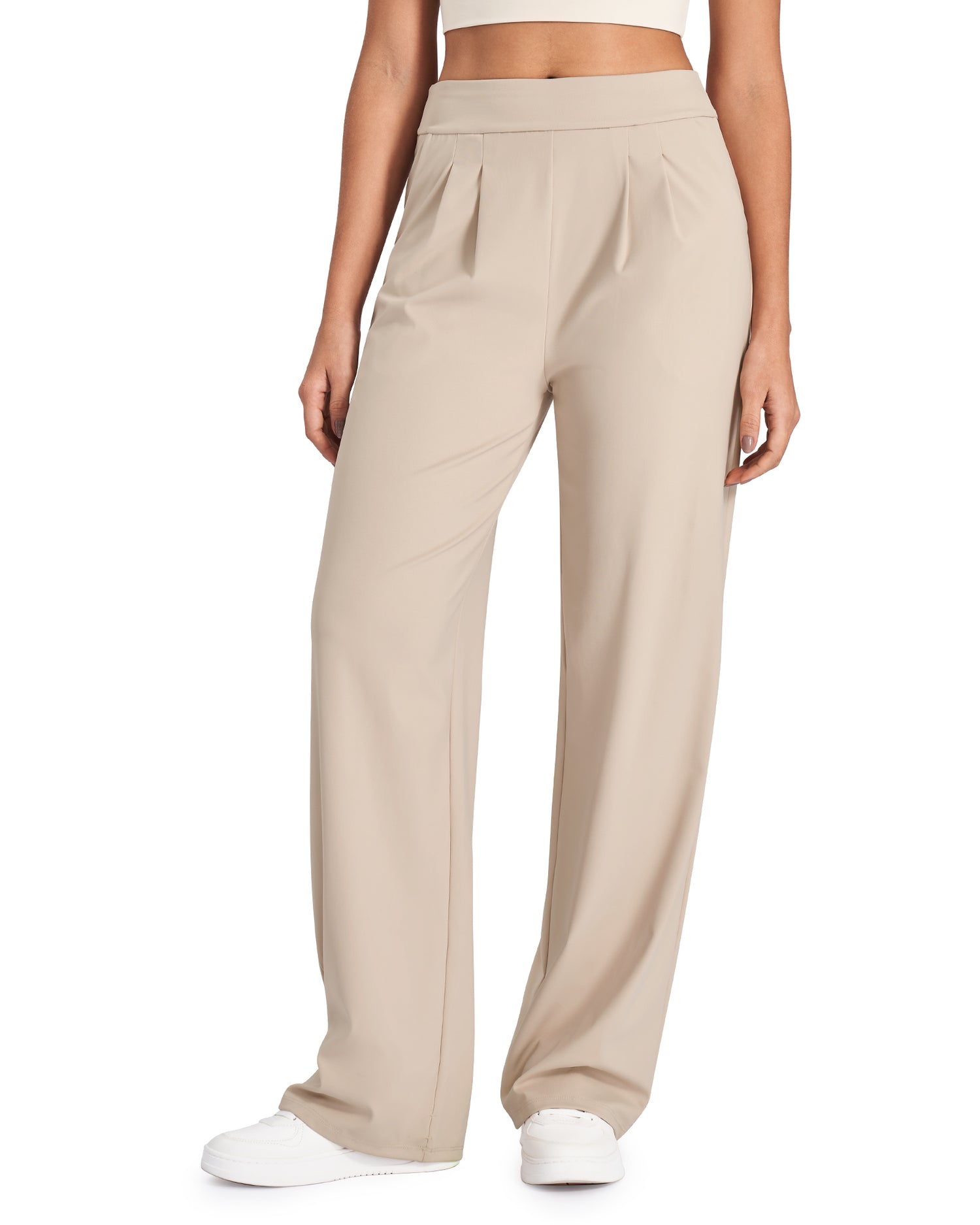 High-Waist Work Wide Leg Pants 27