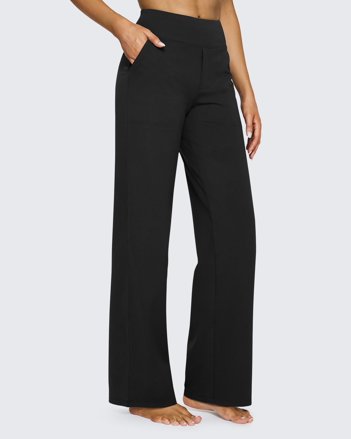 G4free Loose High-Waist Business Casual Pants 