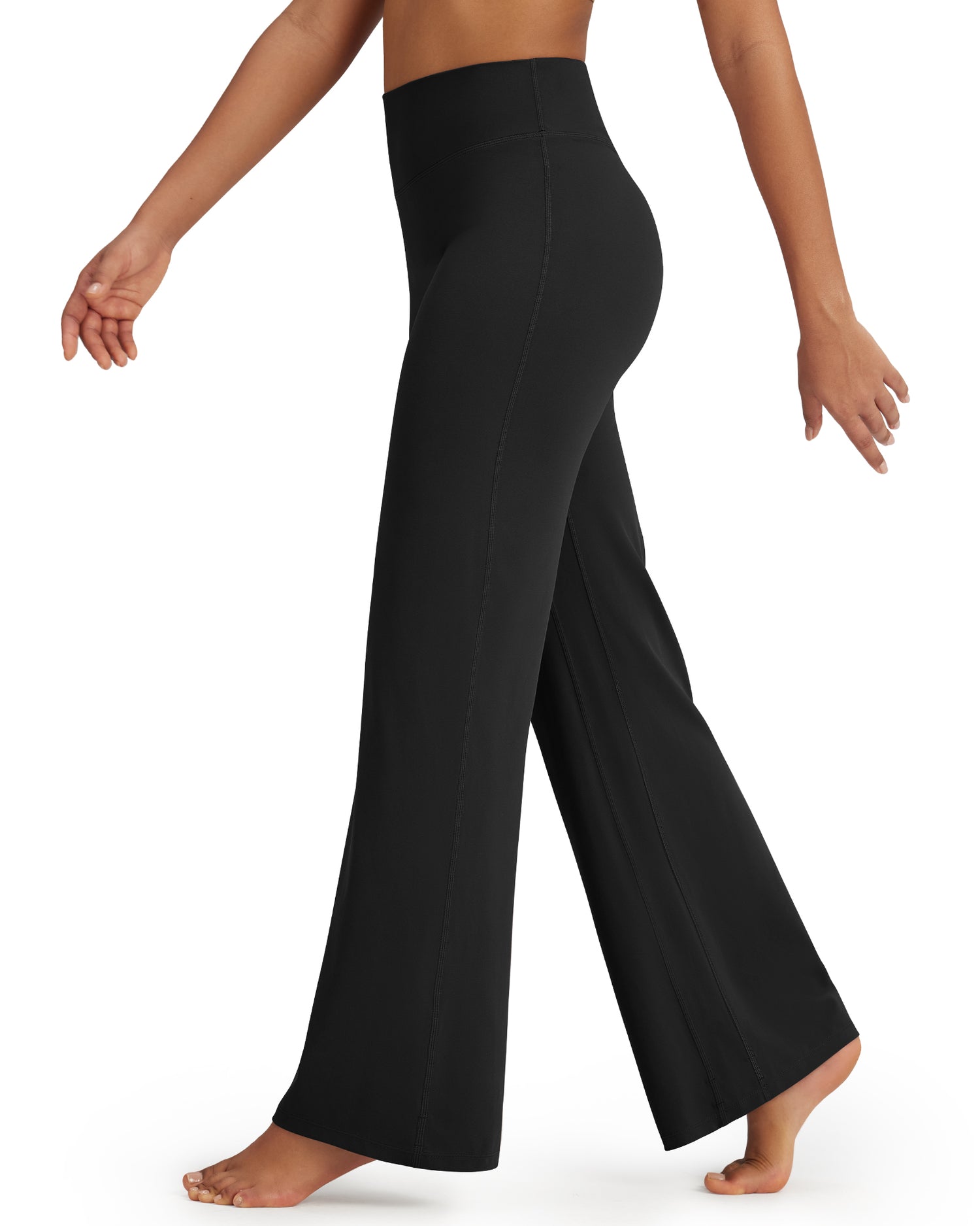 BareFeel Wide Leg High-Waisted Pants 33''