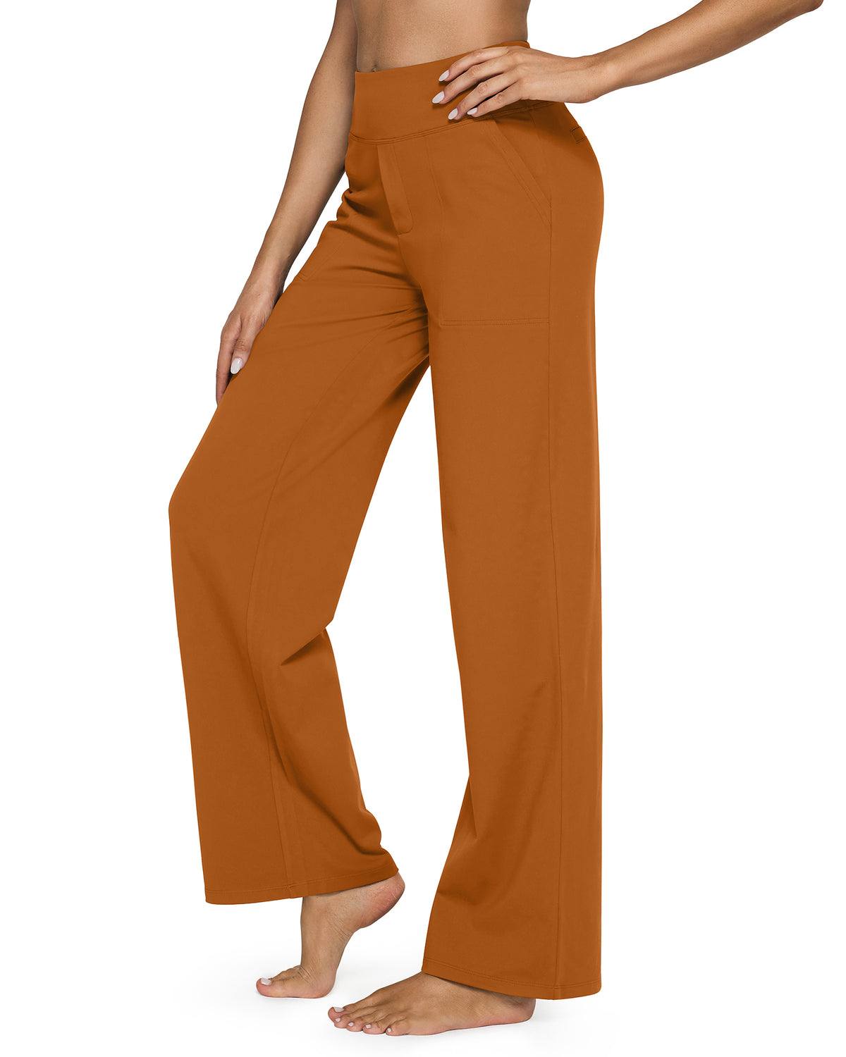 G4free Loose High-Waist Business Casual Pants 