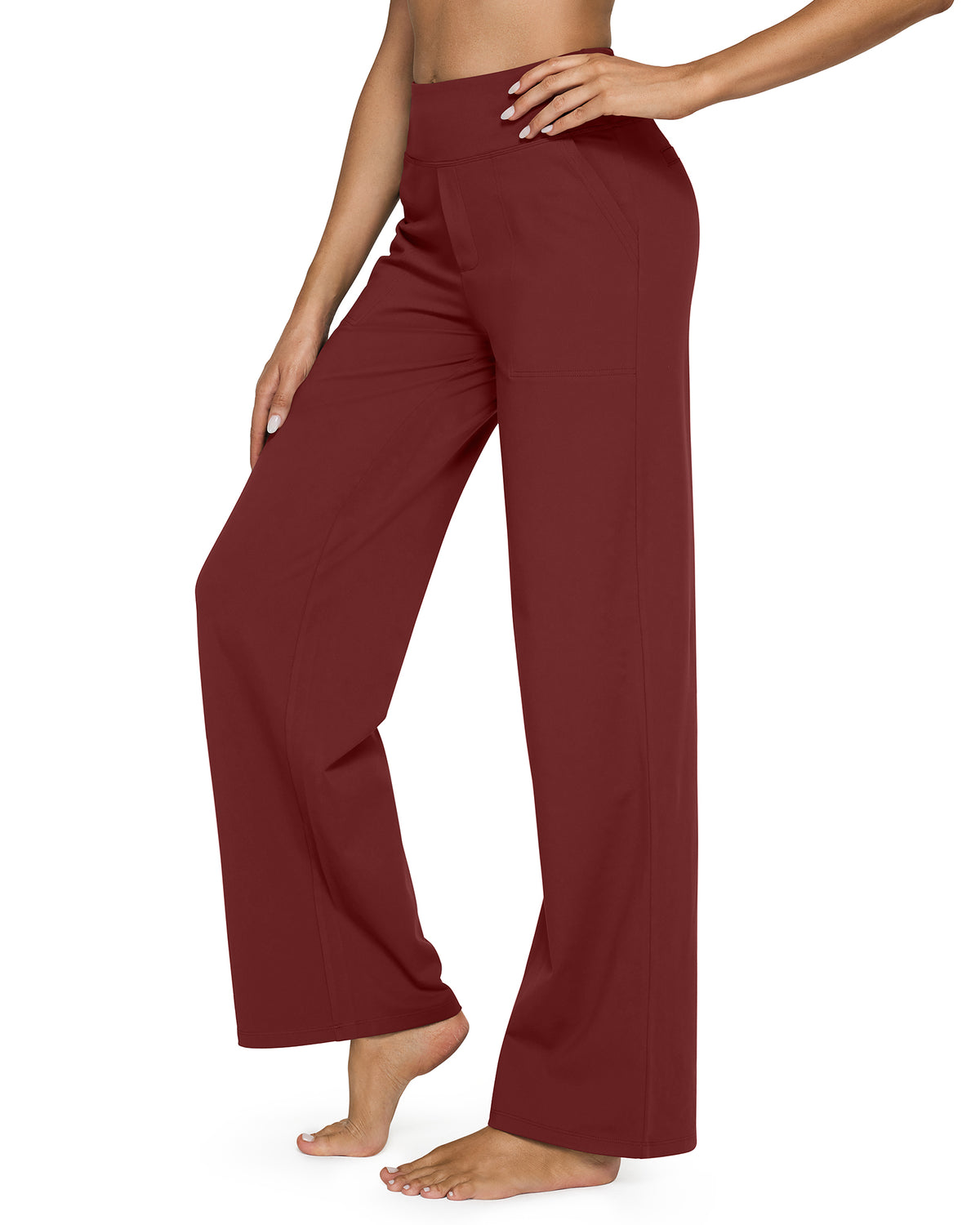 G4free Loose High-Waist Business Casual Pants 