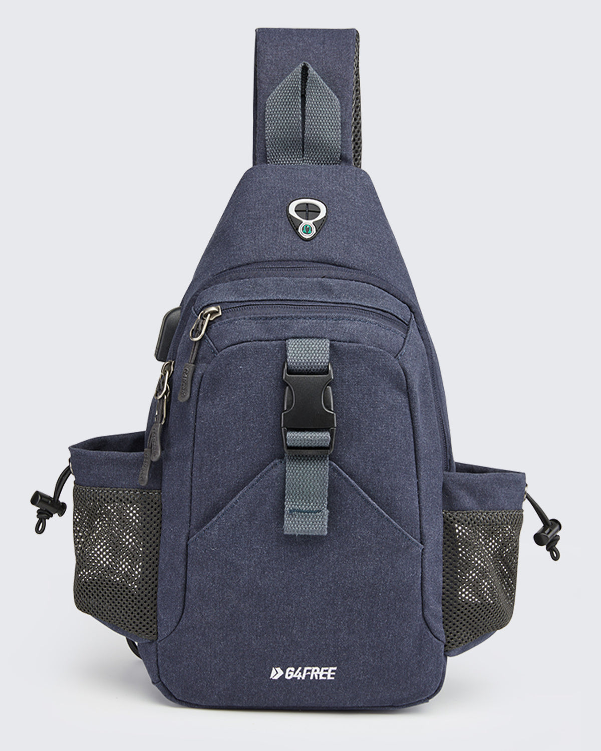 G4Free Anti-Theft Canvas Sling Bag with USB Port