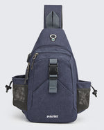 G4Free Anti-Theft Canvas Sling Bag with USB Port