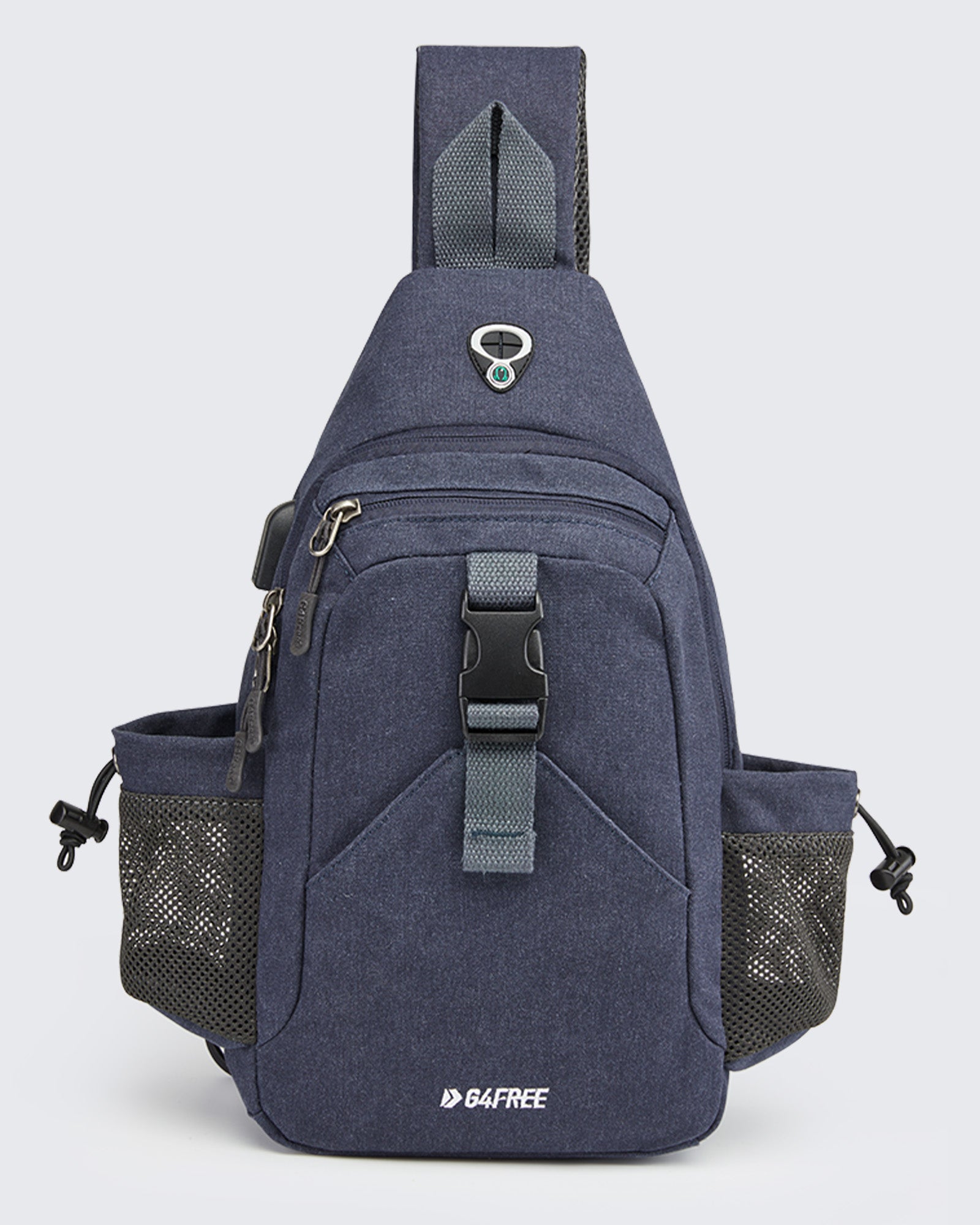 G4Free Anti-Theft Canvas Sling Bag with USB Port